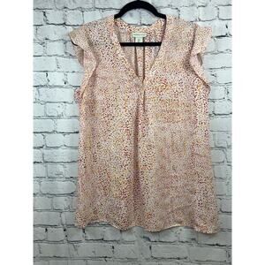 Adrienne Vittadini Sleeveless Blouse, Confetti Dot Print